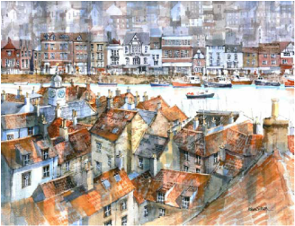 John Sibson Limited Edition Print Whitby Town