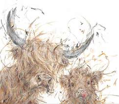 Aaminah Snowdon Limited Edition Print Big Coo, Little Coo