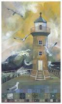 Kate Lycett Limited Edition Print The East Pier - Whitby