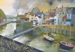 Kate Lycett Limited Edition Print Staithes