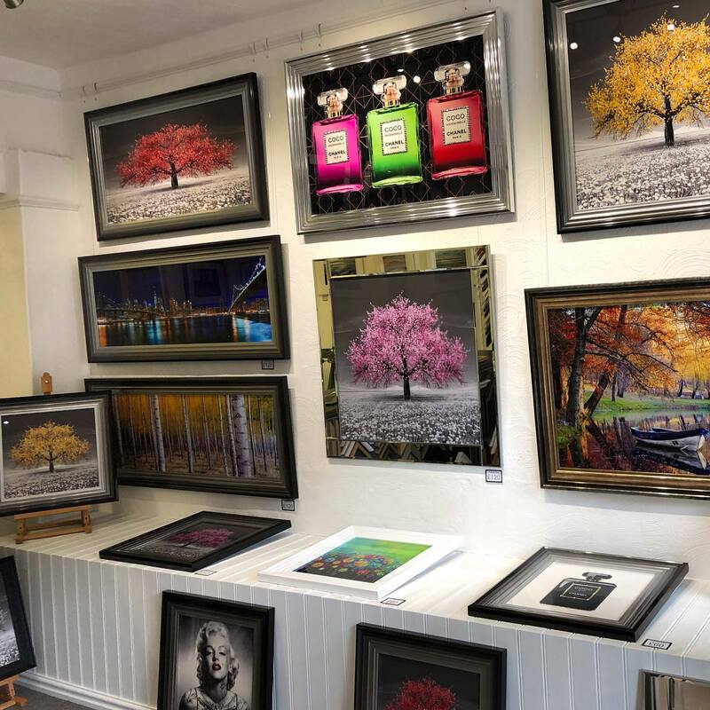 Lenscape Gallery Mirfield picture framing yellow trees