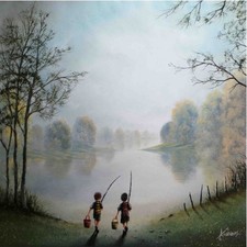Danny Abrahams Limited Edition Print Gone Fishing